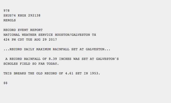 climate signals record report galvestons scholes field tx shot record texas