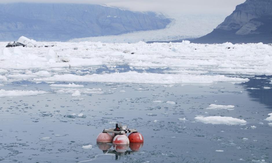 The National Oceanic and Atmospheric Administration issued a new analysis with maps detailing how older Arctic sea ice is being lost north of Alaska and the likelihood that it will never be replaced. Photo: Jeffrey Nystuen, AP
