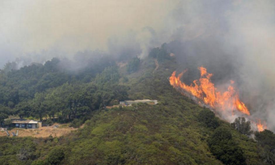 Surfer Don Curry is among those who have lost homes to the raging Soberanes fire. Photo: L.A. Times