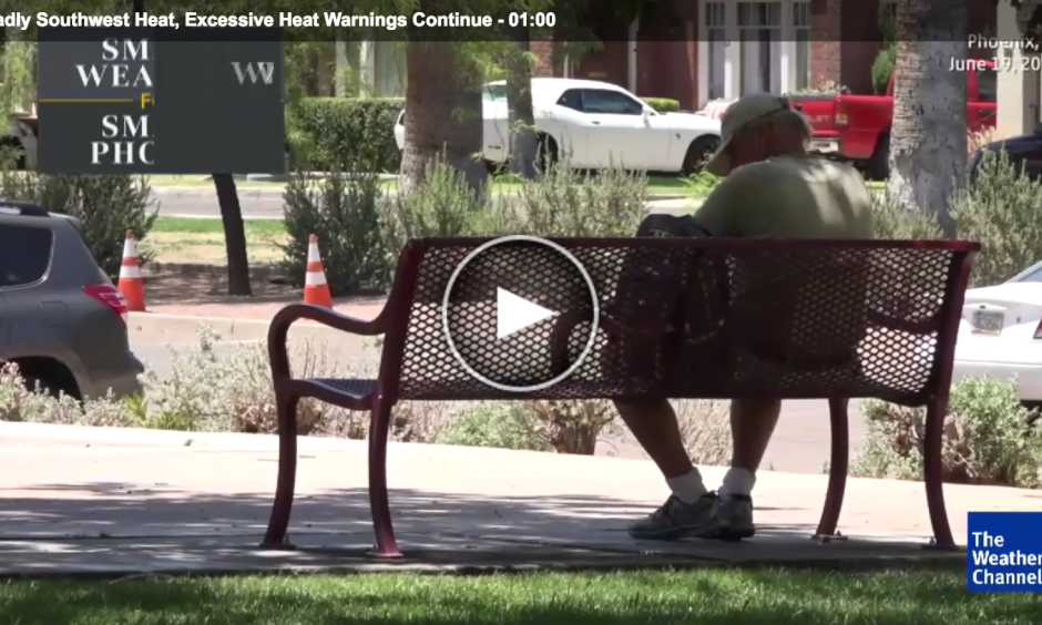 Deadly southwest heat, excessive heat warnings continue. Photo: The Weather Channel