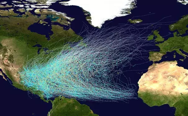 Historic Storm Tracks