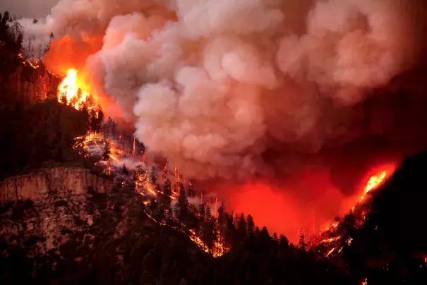 western wildfire season