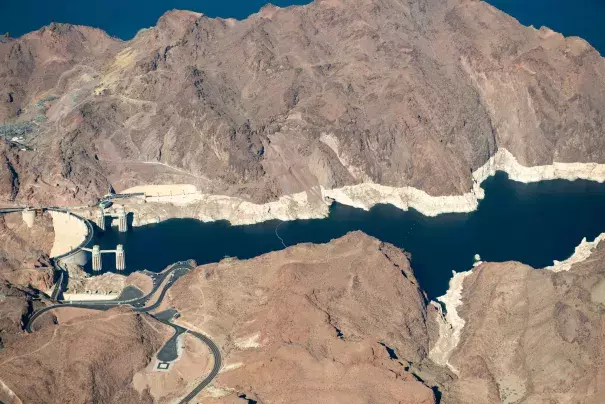 After two decades of drought, Lake Mead in Nevada is just 40 percent full. Photo: Ted Wood