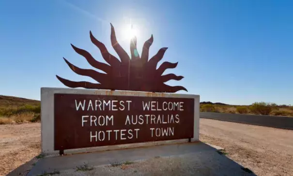 Marble Bar, which often competes for the title of Australia's hottest town, recorded a top temperature on Thursday, December 27th. Photo: Ullstein Bild, Getty Images