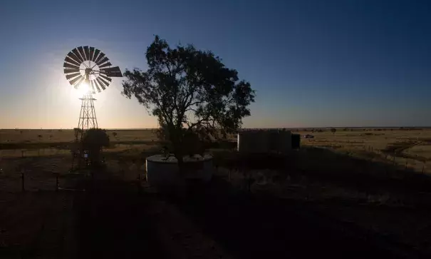 Drought-affected land near Tambo, Queensland. Photo: Mike Bowers for Guardian Australia