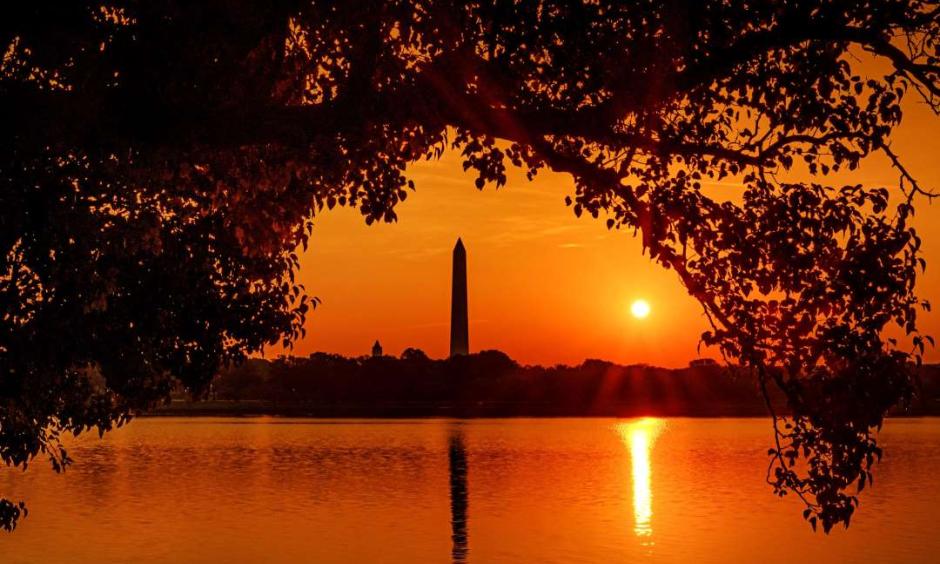 hot sunset