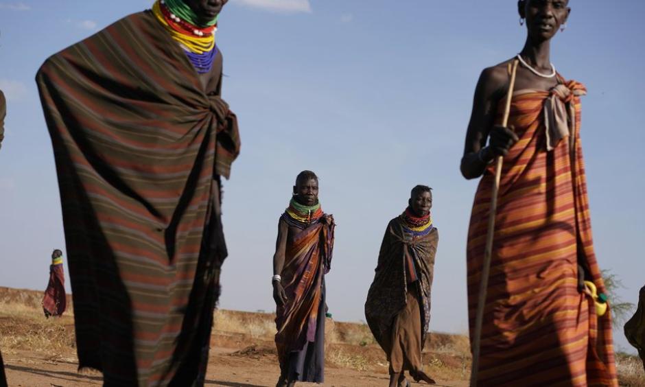 On the outskirts of Kakuma in northwestern Kenya. Always arid, the area has become hotter and drier with the onset of climate change. Photo: Joao Silva, The New York Times