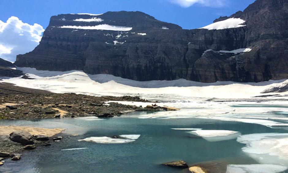 Glacier National Park’s Grinnell Glacier. Photo: Jeff Wegand