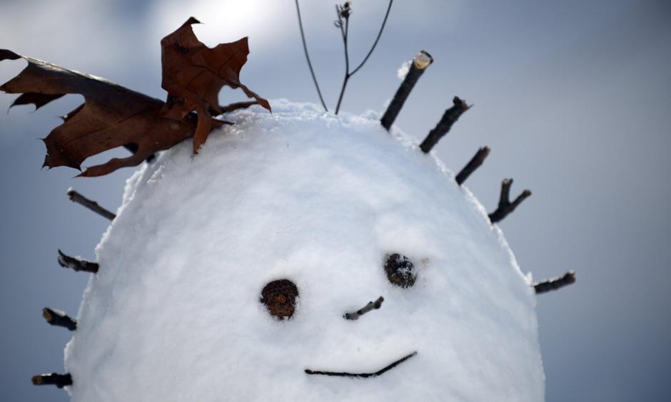 This could be you if you venture outdoors on Saturday. Minus the smile. Photo: Astrid Riecken, Getty Images