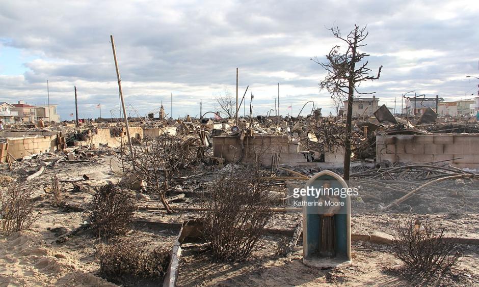 Damage in the Breezy Point neighborhood of Queens in the wake of Sandy. Photo: Katherine Moore