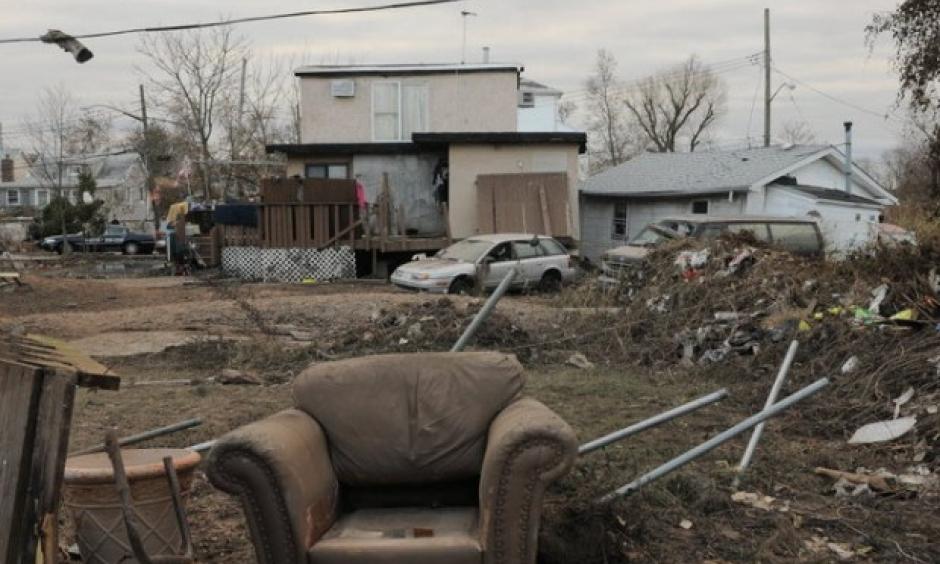 Furniture and debris on Slater Blvd, Midland Beach in the aftermath of Hurricane Sandy. The Small Business Administration has reopened the filling period for loans to help replace estate and personal property of Sandy survivors. Photo: Joan E. Velazquez, Staten Island Advance
