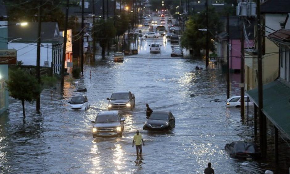 Street flooding in New Orleans on Saturday, August 5, 2017. Photo: Brett Duke, The Times-Picayune