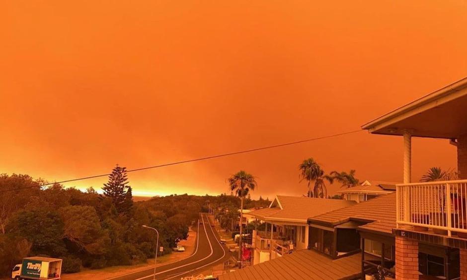 Towns were evacuated and hundreds of residents told to flee on Nov. 8, as a record number of emergency-level bushfires raged across two Australian states. Credit: Reuters