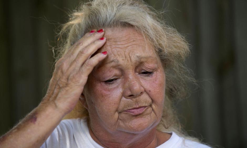 Denham Springs' Jean Gros, one of the displaced flood victims sheltering at L.M. Lockhart Park Community Center in Denham Springs reflects on the process of getting transportation and a place to stay, to be able to leave the shelter. Photo: Travis Spradling, Advocate