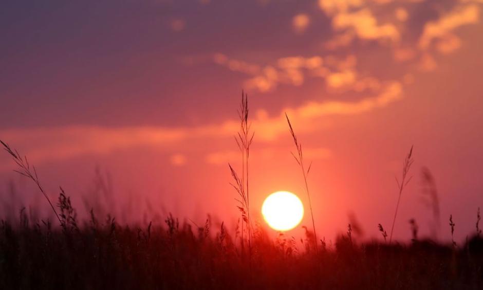 The sun sets over Swords Rimrock Park on the Rims on Sunday. July was one of the hottest and driest on record for Billings and elsewhere in Eastern Montana. Photo: Casey Page, Billings Gazette