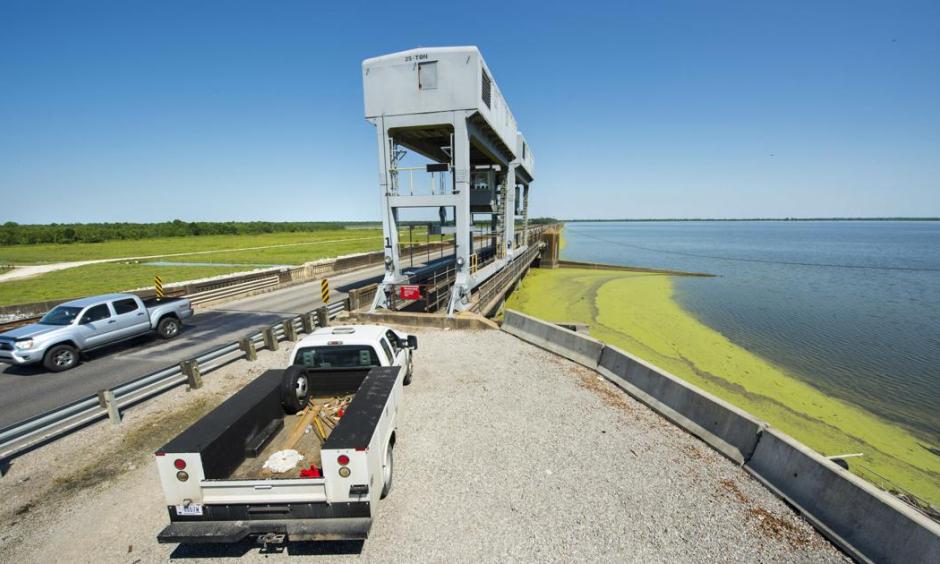 U.S. Army Corps of Engineers Morganza Control Structure, seen Wednesday May 15, 2019. Photo: Travis Spralding, Advocate