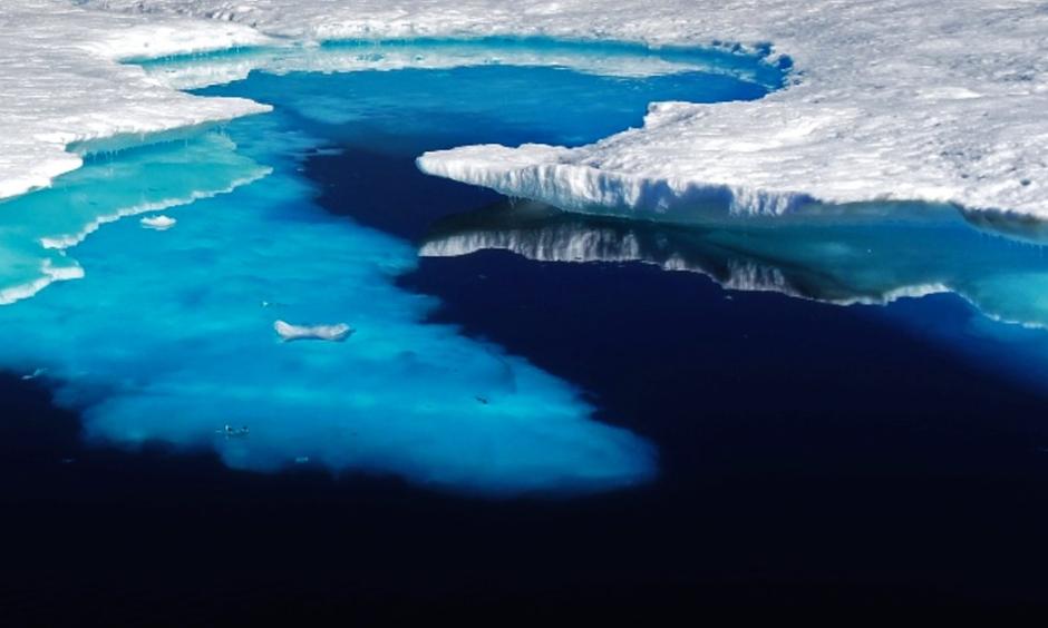 Summer sea ice melts in eastern Greenland. Photo: Flickr