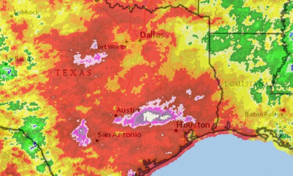 Last 30 days of rain, ending June 1. Image: NOAA