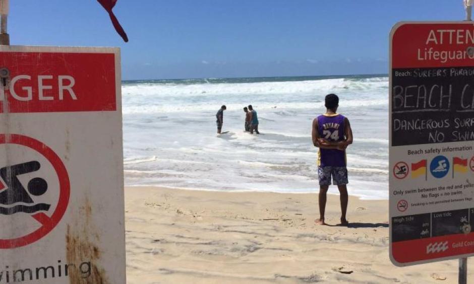 x-tropical cyclone Winston was about 1,000 kilometres east of Brisbane on Friday afternoon. Photo: ABC