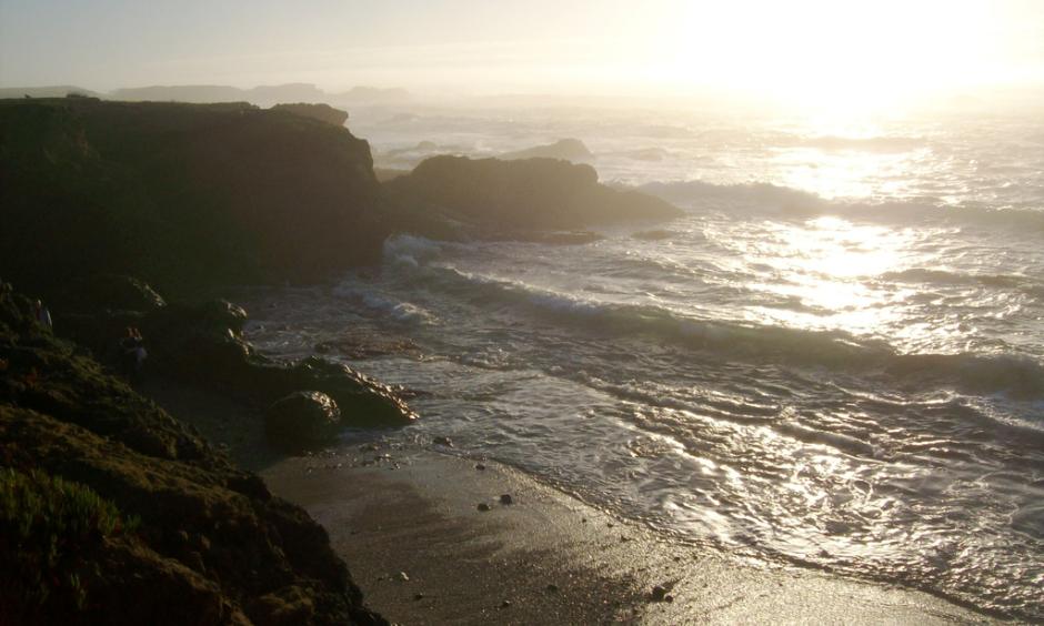Waves on a California beach. Image credit: mlhradio, Flickr