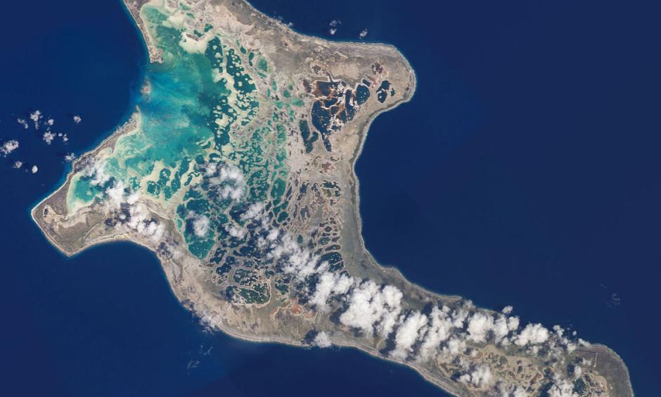 A view of Christmas Island from space. Credit: NASA