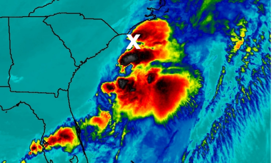 Tropical Storm Colin at 8 a.m. Tuesday. Image: NASA