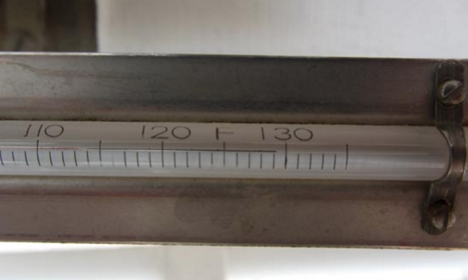 A photograph of the official Furnace Creek, Death Valley maximum recording thermometer at time of observation on Monday morning July 1, 2013 (which was for the maximum temperature measured on June 30). The photo shows a maximum of 129.2°F was reached, tying it with the 129.2°F reading at Mitribah, Kuwait, on July 21, 2016, for the highest reliably measured temperature on Earth, according to wunderground's weather historian Christopher C. Burt. Photo: Death Valley National Park and NWS-Las Vegas.