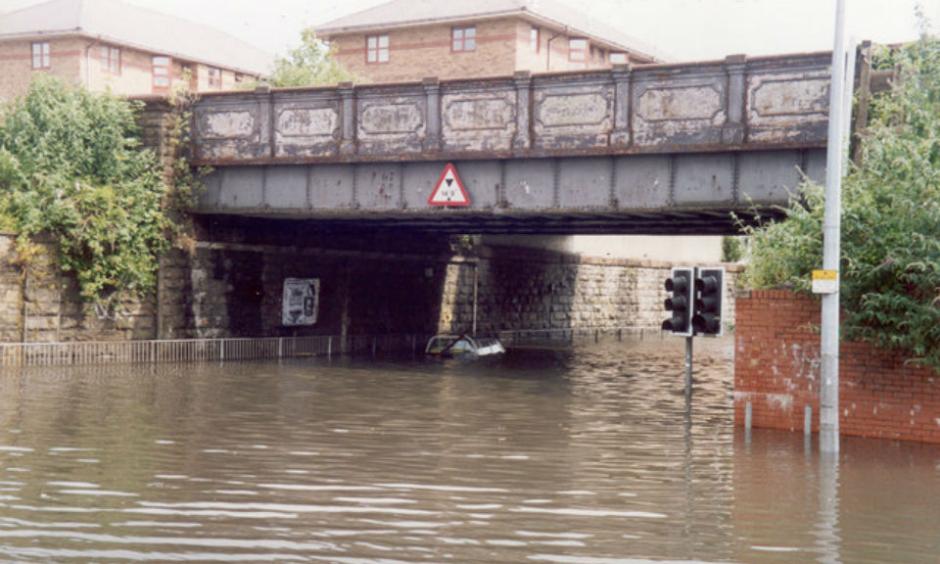 Flooding in Cardiff (Image:Geograph)