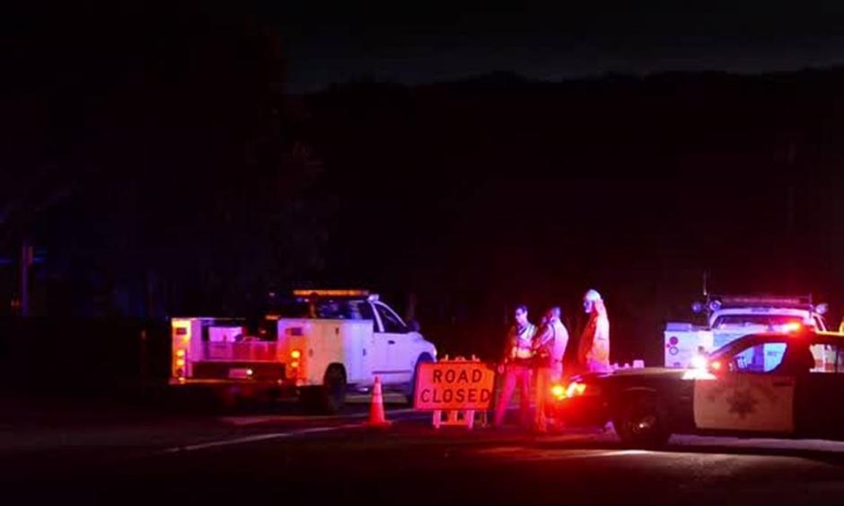 Wildfire forces evacuations, closes part of Highway 128. Photo: SacBee