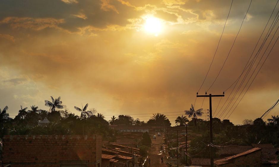 Smoke from a brush fire in a deforested part of Brazil’s Amazon basin. The Zika virus, which is an epidemic in Brazil, is transmitted mainly by mosquitoes. Photo: Mario Tama, Getty Images
