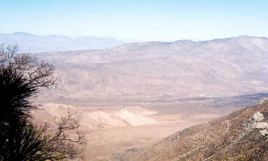A view of the Anza-Borrego Desert from Mount Laguna in the Cleveland National Forest. Credit: Michael Romanov via Wikimedia Commons