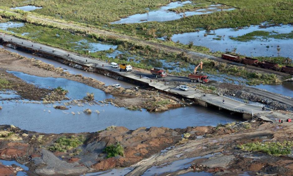 Tropical cyclone Idai rapidly strengthened to a category 3 storm in the warm waters between Mozambique and Madagascar. Credit: NOAA