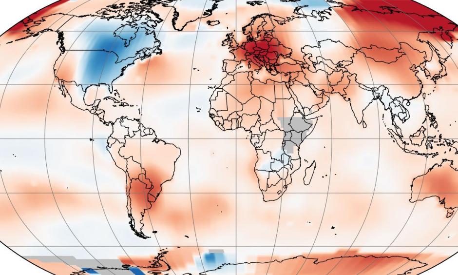 Across the Globe, April 2018 Ranked as 3rd Warmest April on Record.