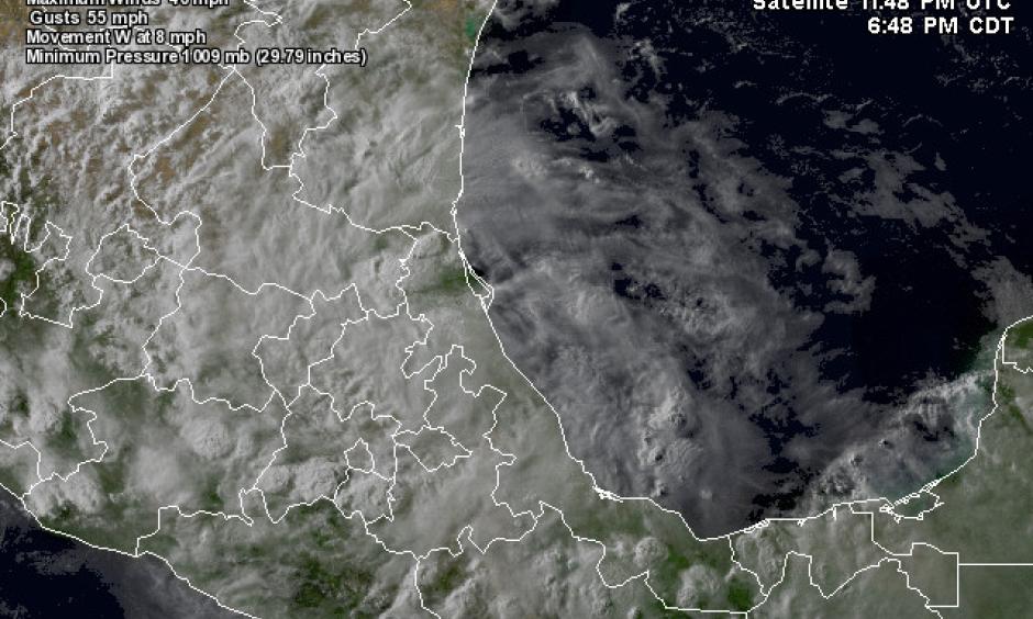 Latest satellite image of Danielle. Image: NASA