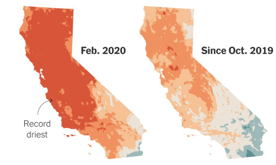 Climate change is increasing drought risk in California