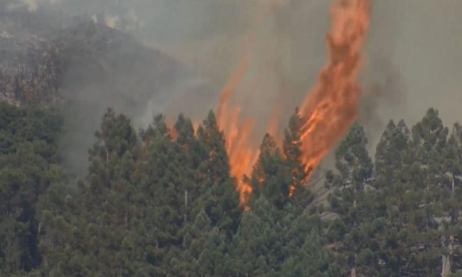 Soberanes Fire burning near Big Sur in Monterey County. Photo: CBS