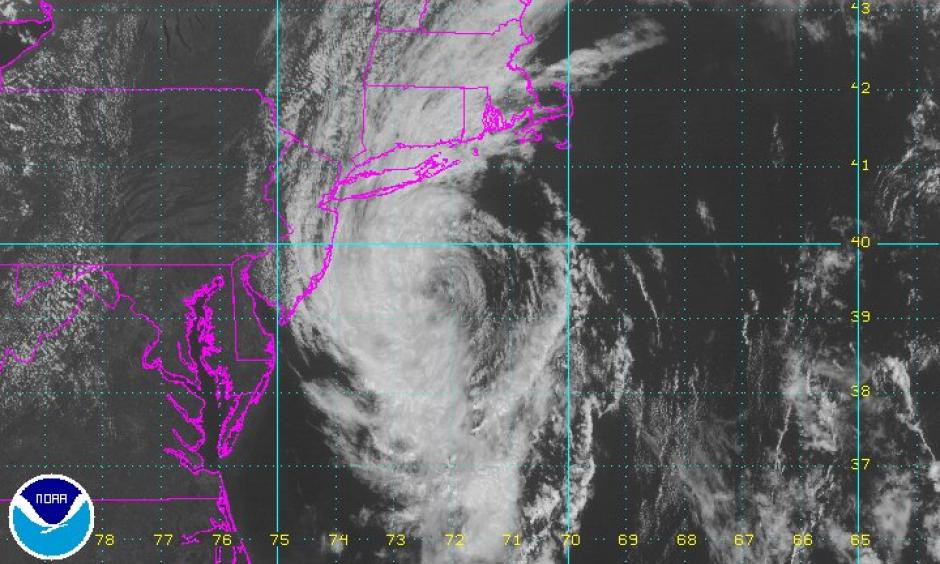 The last days of Post Tropical Storm Hermine. Image: NOAA