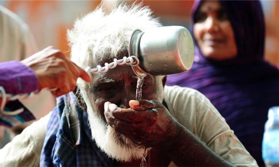 Thousands of water tankers were delivering supplies to more than 4,000 villages and hamlets facing acute water shortages Image: AFP