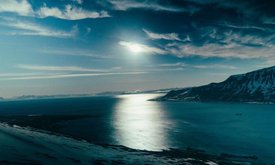 The summer sun over Svalbard, Norway, an arctic archipelago that’s rapidly changing due to climate change. Photo: Johnny Harris / Vox