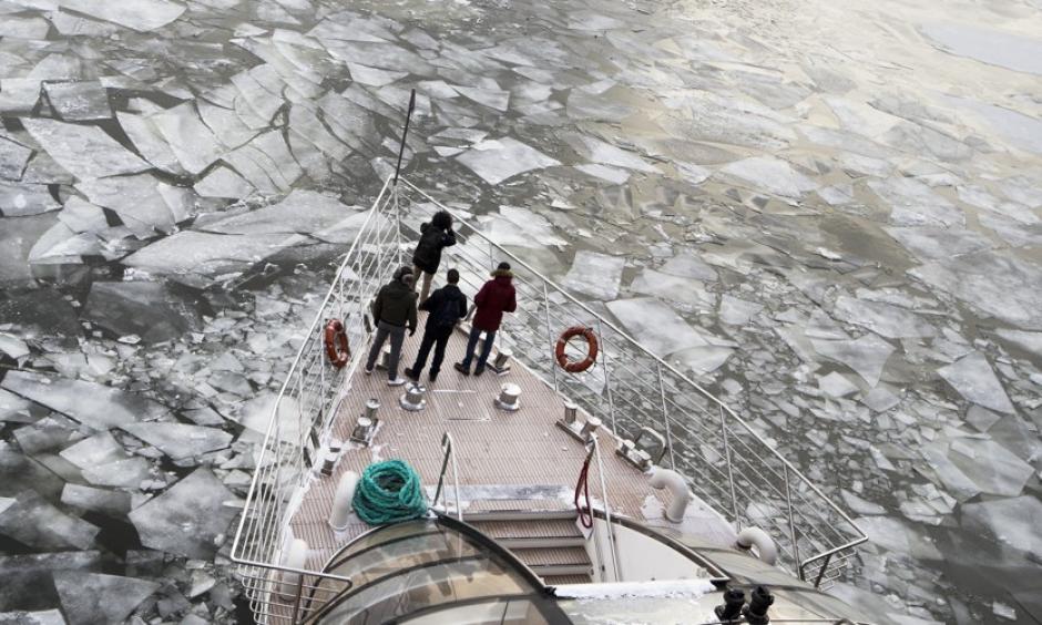 Even as the North Pole soared above freezing, much of Europe—including Moscow, above—shivered. Photo: Alexander Zemlianichenko, AP