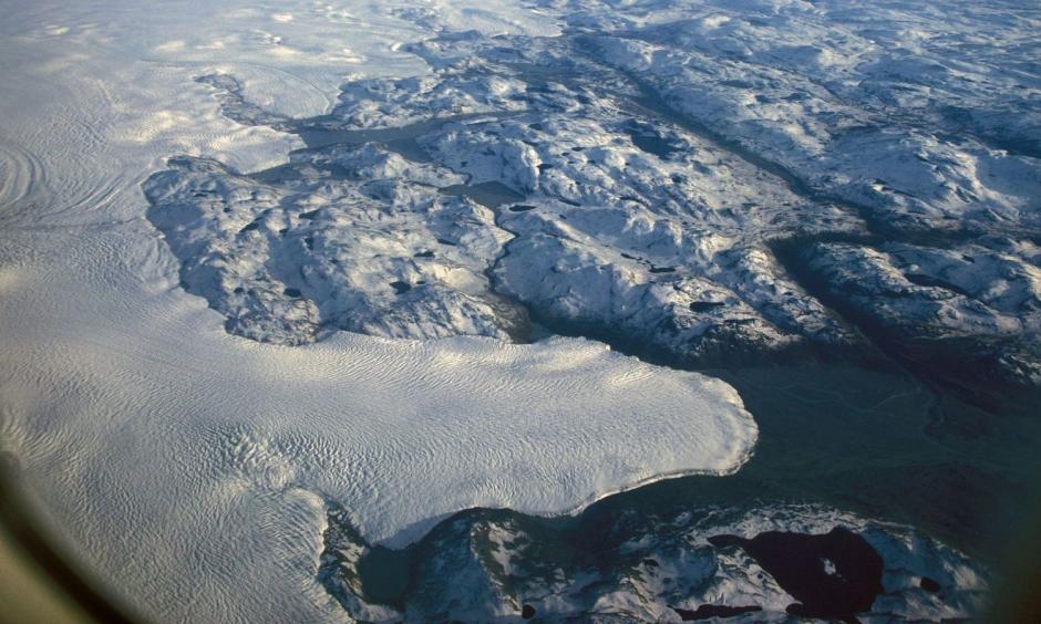 A portion of the Greenland ice sheet. Photo: Wikimedia Commons