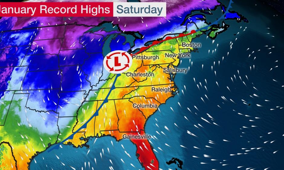record high temperatures