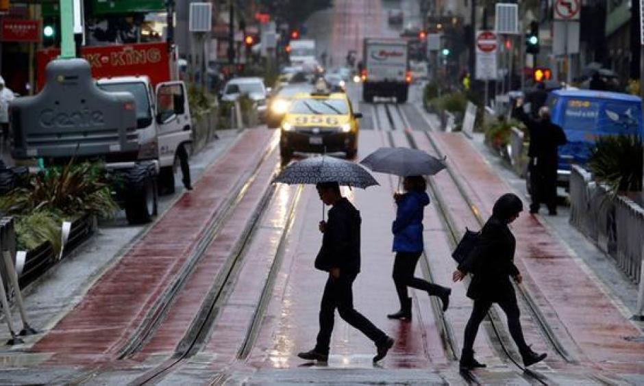 Heavy rains in Northern California this fall have eliminated drought conditions in much of the northern part of the state. Above, a rainy October day in San Francisco. Photo: Paul Chinn, San Francisco Chronicle