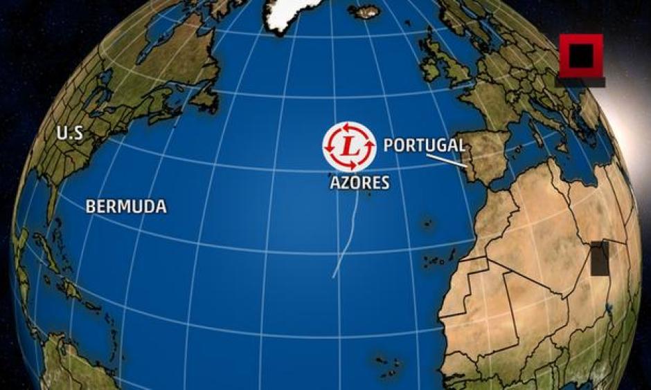 Tropical storm-force winds were observed in parts of The Azores Friday. Santa Maria has gusted over 50 mph and Ponta Delgada has seen gusts approach 50 mph as of early Friday.