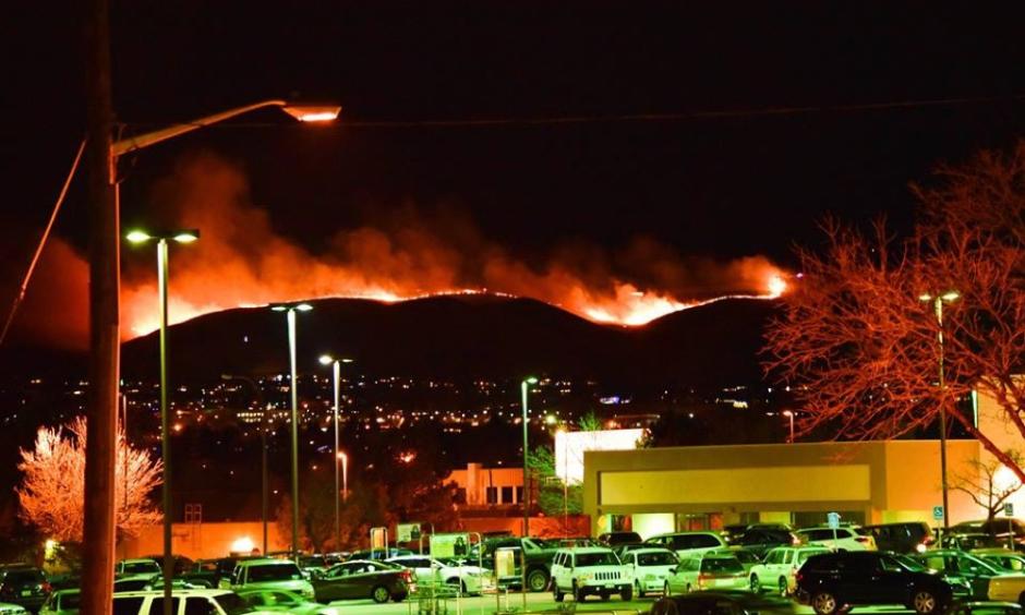 A view of the Green Mountain Fire. Photo: Gabe Mercado