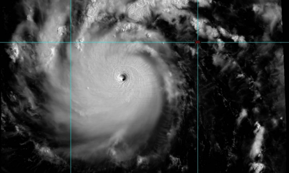 Typhoon Nepartak, July 6, 2016 01:29 UTC. Image: Himawari-8 / McIDAS
