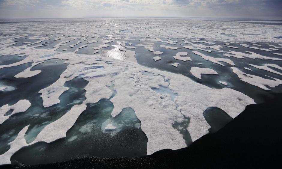 Sea ice melts on the Franklin Strait along the Northwest Passage in the Canadian Arctic Archipelago, Saturday, July 22, 2017. Because of climate change, more sea ice is being lost each summer than is being replenished in winters. Less sea ice coverage also means that less sunlight will be reflected off the surface of the ocean in a process known as the albedo effect. The oceans will absorb more heat, further fueling global warming. Photo: David Goldman, AP