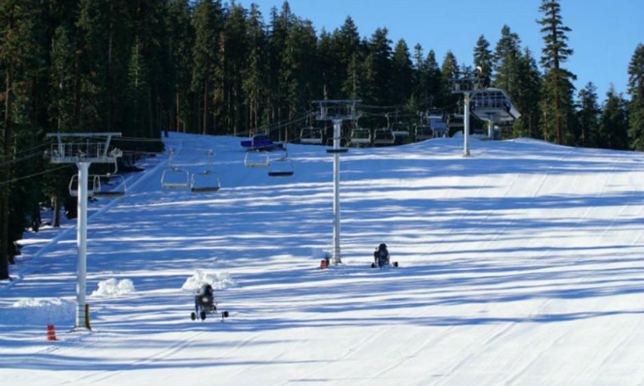 Sierra-at-Tahoe in Twin Bridges, California, had enough snow November 19, 2015 to open Nov. 20, its earliest start in 11 years. Sierra-at-Tahoe / Courtesy