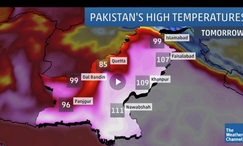Climate Signals Pakistan Heat Wave Kills at Least 65, Welfare Group Says