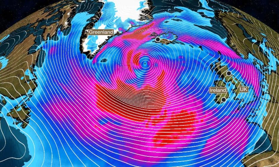 Bomb cyclones may be impacted by climate change